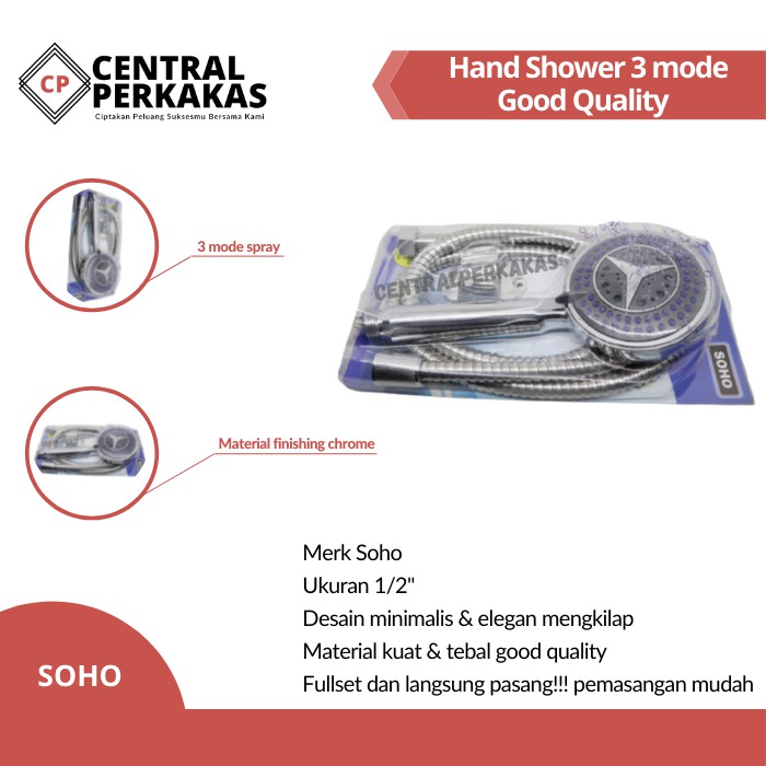 Jual Termurah Shower Kamar Mandi Mercy Soho Handshower Kamar Mandi