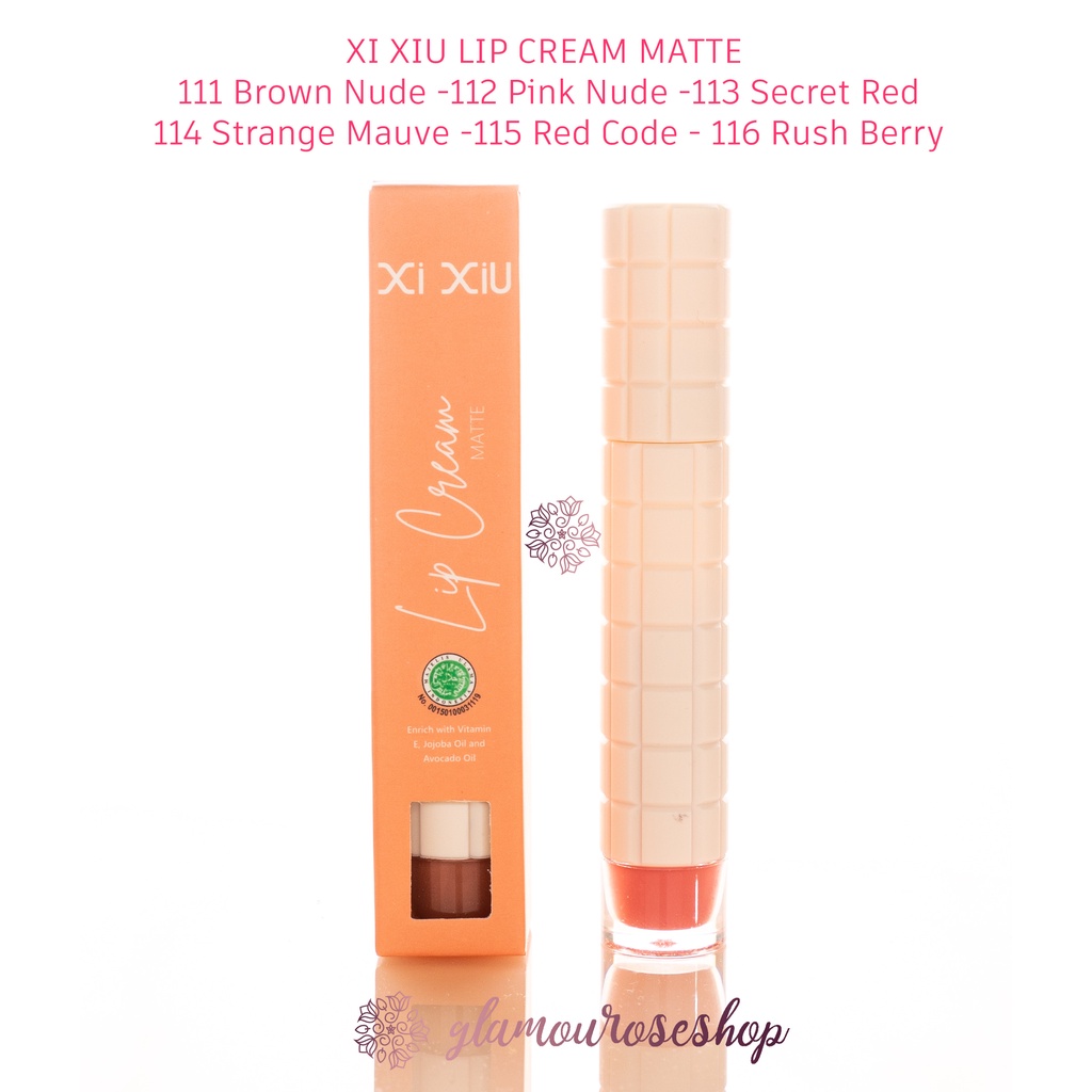 Xi Xiu Lip Cream Matte Halal BPOM | XIXIU Lipcream Mate