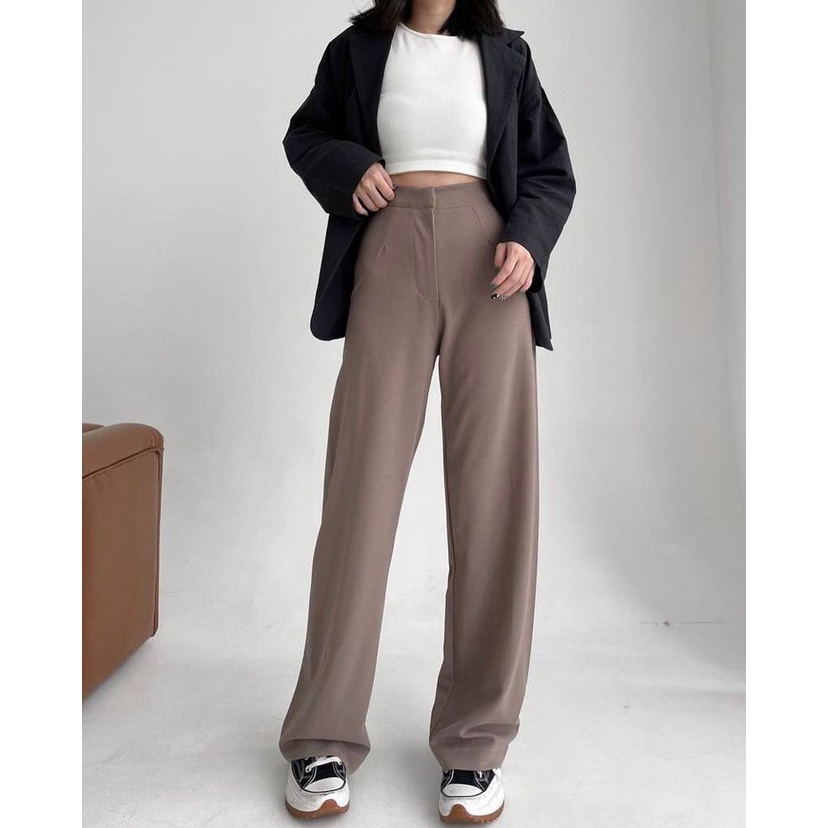 ASOKA  Emma Pants I Loose Pants Wanita I Casual Pants Celana Wanita 2863