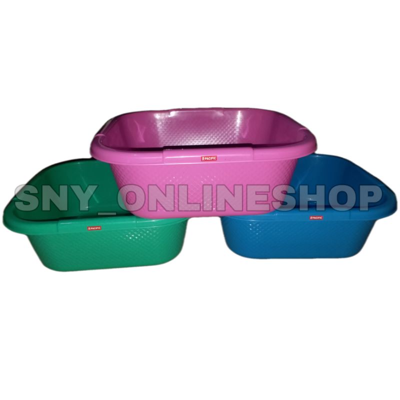 Baskom Segi / Baskom Plastik / Baskom Besar / Baskom 40cm Pacific