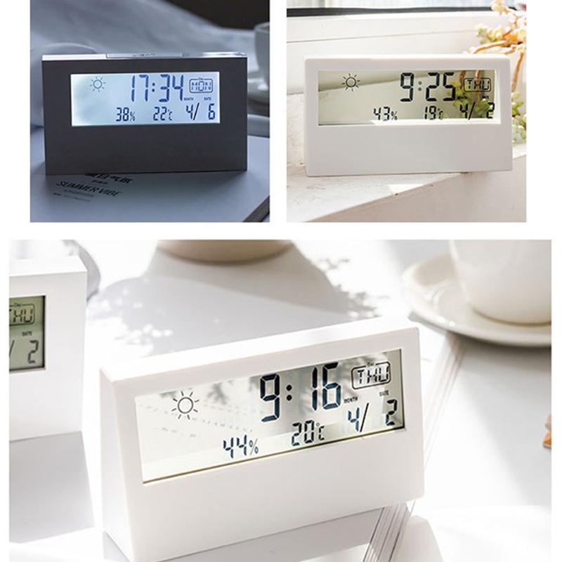 Bold Number Display Alarm Clock for Bedroom Living Room Office