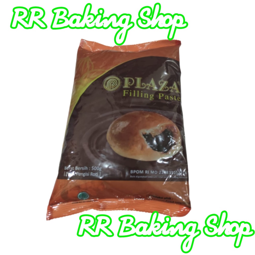 Plaza Filling Paste Chocolate 500 gr / Pasta Cokelat Elmer Plaza 500gr  / selai Coklat Plaza 500 gr