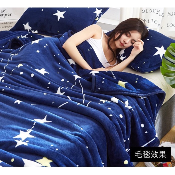 Selimut bulu Halus Motif Holy 180x200 Termurah Terlaris #Bantal#Guling#Sprei#Bedcover#Murah