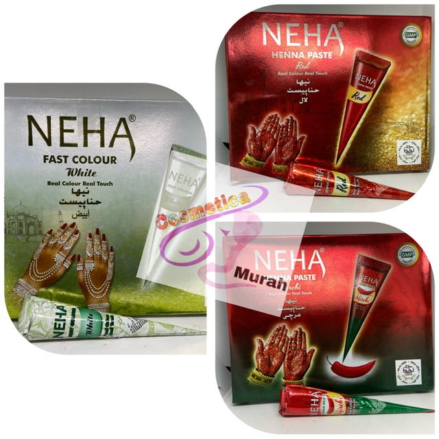 neha henna paste - golecha cherry HENA MUSLIM MIRCHI / HENNA golecha MIRCHI / INAI MUSLIM / INAI HALAL