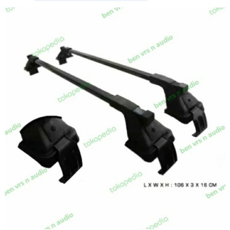 Cross Bar Jepit Body Cross Bar Kaki Jepit Body Mobil Universal Montana
