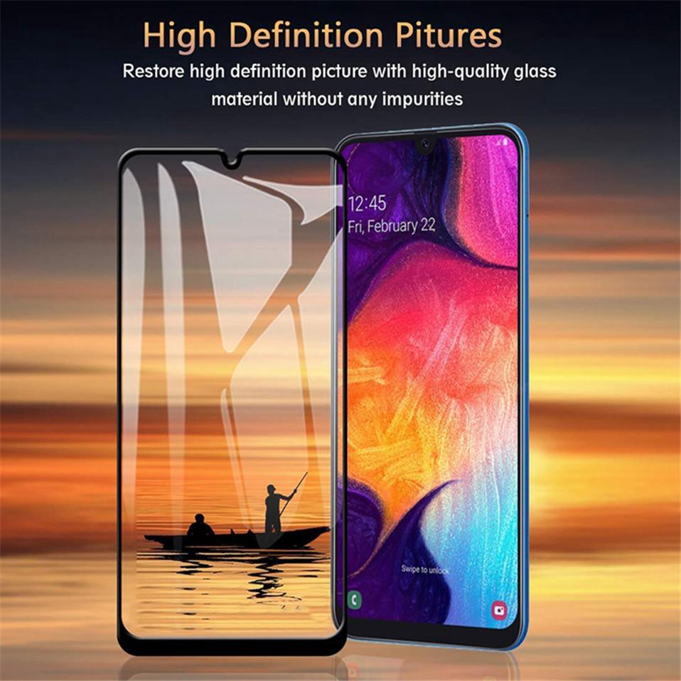 Tempered Glass 9D Full Cover Vivo Y91 Y93 Y95 Y91i Y91C Y11 2019 Y83 V11 PRO V11I Y81 Y81S Y85 V9 Y71 X50 Y70 Y70S Y20 Y20i Y30