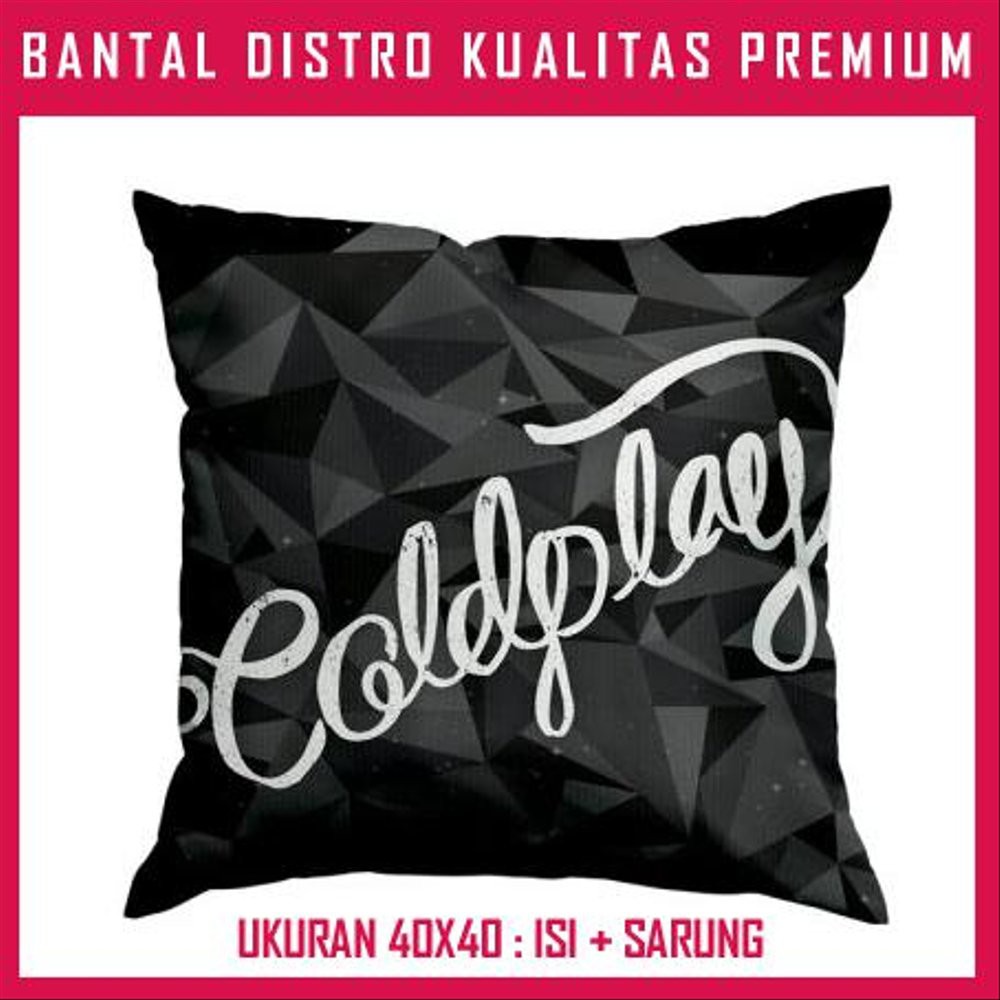 Bantal Coldplay 15 COLD15 Bantal Sofa-Mobil Berkualitas