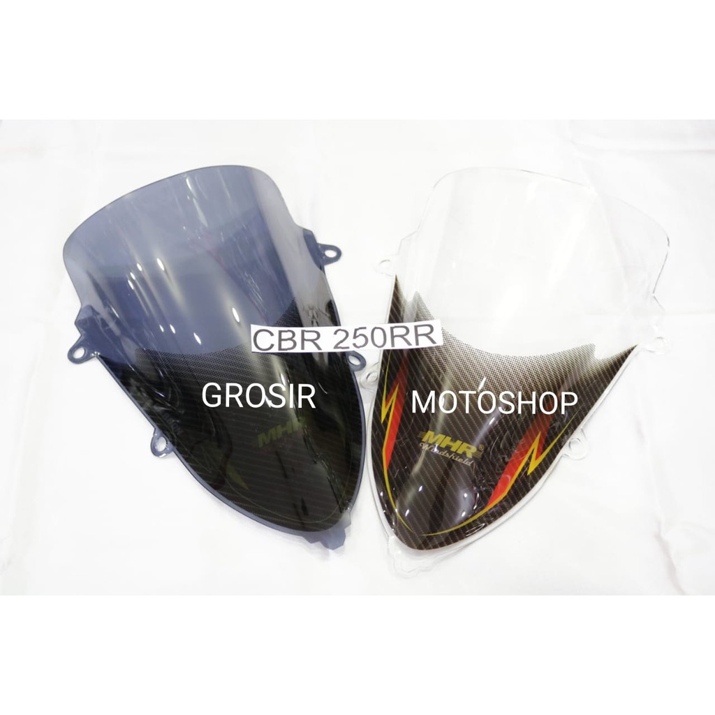 Windshield CBR 250 RR Carbon MHR Visor CBR250RR Carbon MHR Visor MHR CBR 250 RR