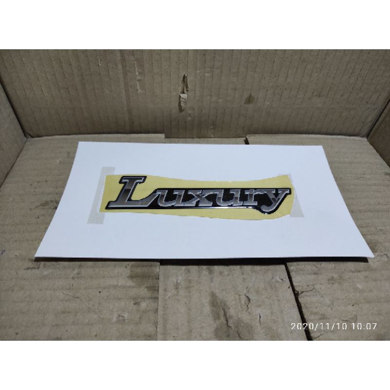 Emblem  HITAM Atau Stiker Luxury Apv Arena Original