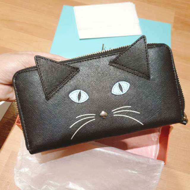 kate spade meow wallet