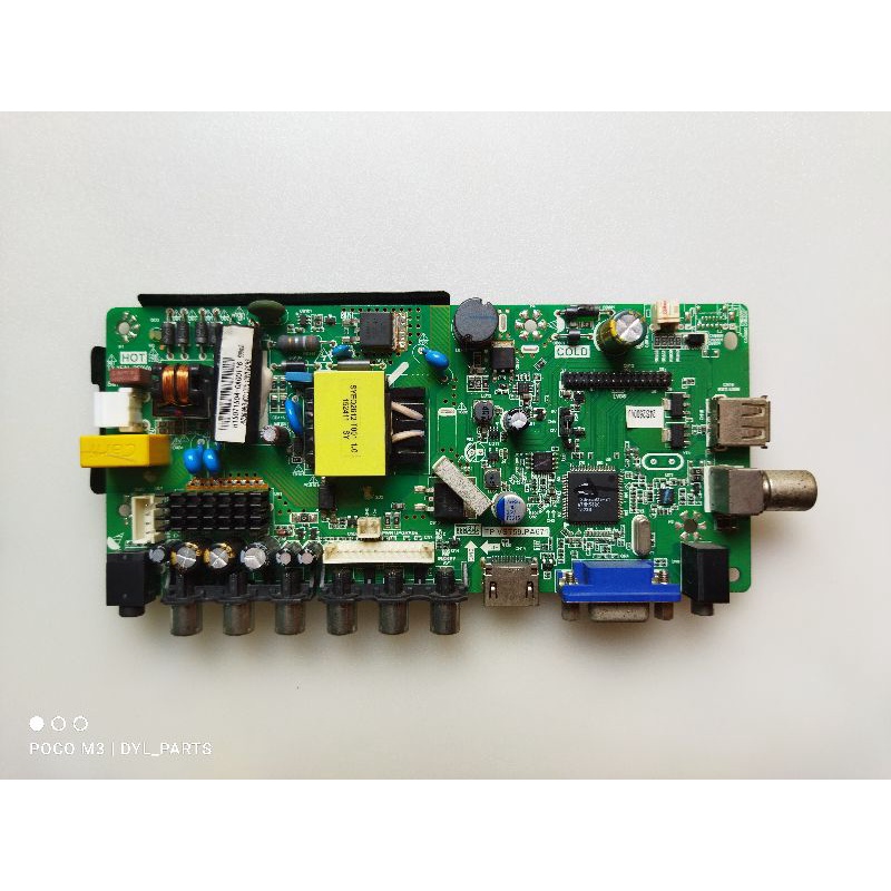 MB - MESIN - MAINBOARD TV LCD LED TOSHIBA 24S2500VJ - 24S2500 -24 S 2500 VJ