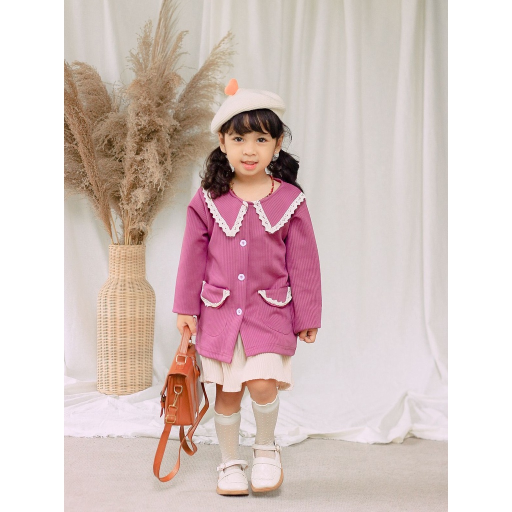 OLIVIA CARDI - Cardigan Anak 2-4 Tahun | Outer Anak | Kardigan Anak