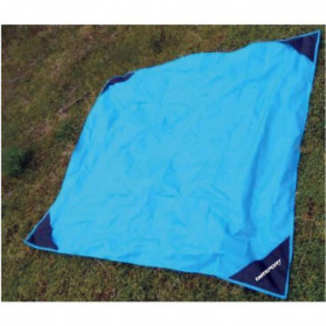 Karpet Camping Lipat Waterproof 140 x 152cm  - Blue