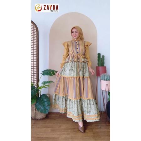 (Ready) gamis ZG81 by Zayda