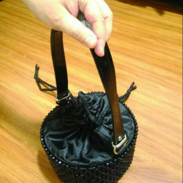 Handle Tas Kulit Double Metalik/Gagang Tas /Kulit Sintesis