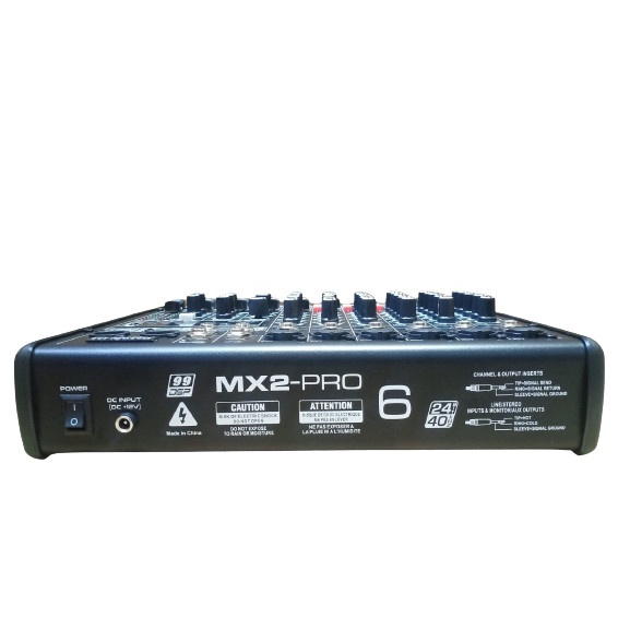 MIXER FIRSTCLASS MX2-PRO6 PROFESSIONAL MIXER 6 CHANNEL MX 2 PRO 6