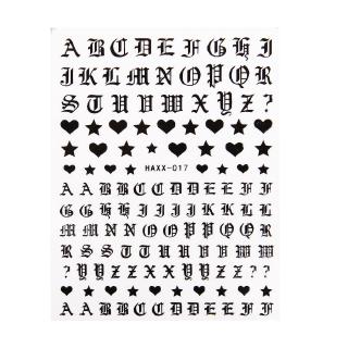 1 Lembar Stiker Kuku 3d Motif Tulisan Shopee Indonesia