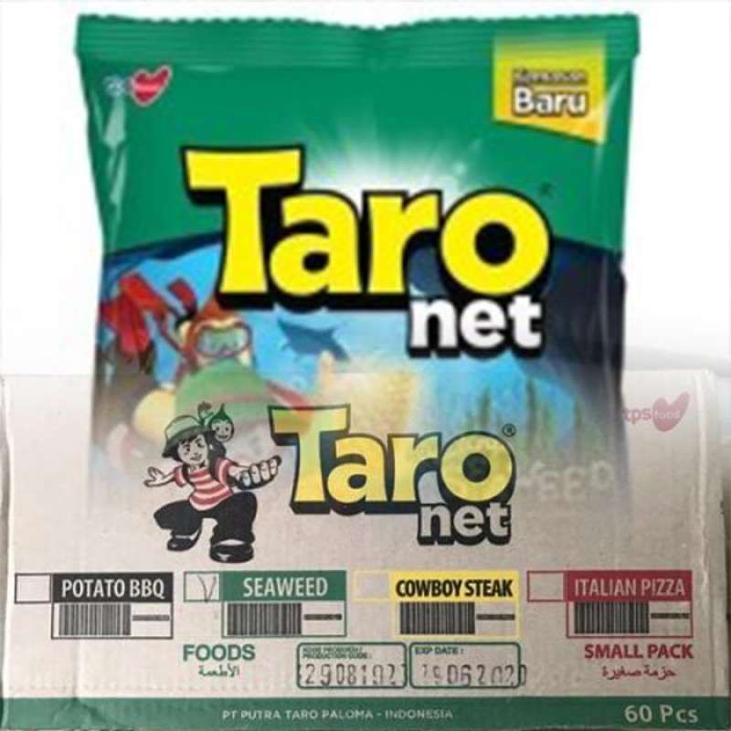 

Taro net renceng 9gr rasa seaweed