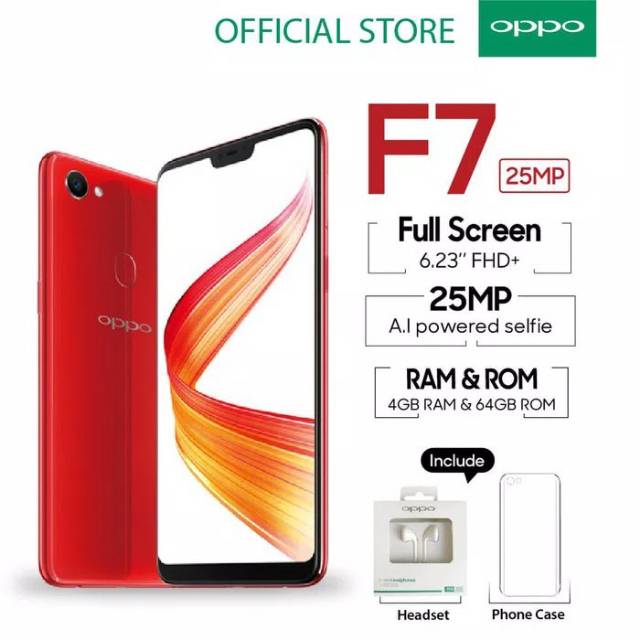 OPPO F7 RAM 4/64 NEW RESMI