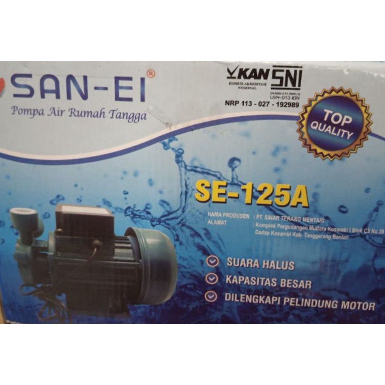 SAN-EI Pompa Bensin untuk Pom Mini Digital Daya 125W