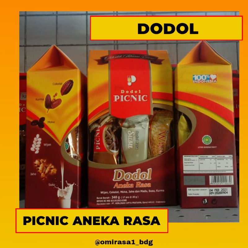 Dodol Picnic aneka rasa