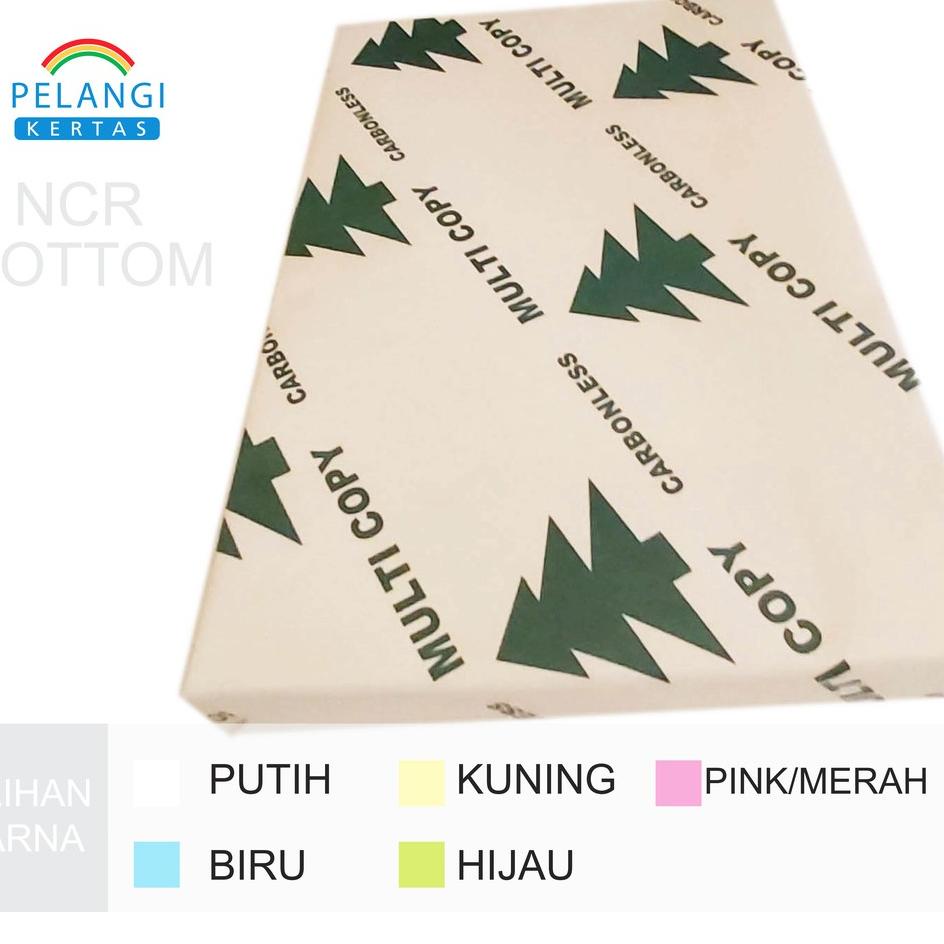 

[KODE PRODUK RCRKW6993] Kertas NCR F4 Multicopy Bottom Sheet Bagian Bawah 500 Lembar