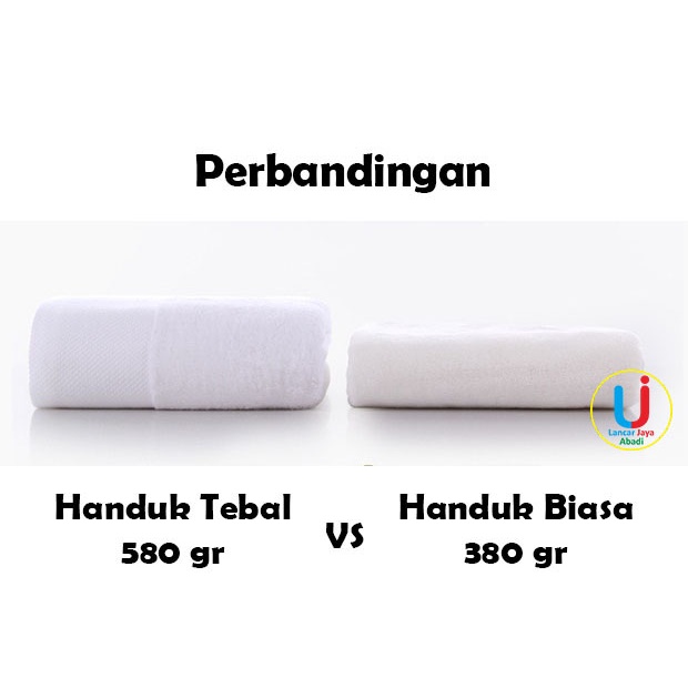 Handuk / Bath Towel Premium Hotel Jumbo Putih Tebal