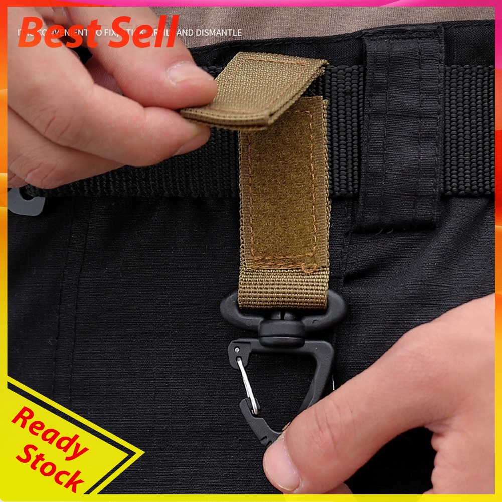 Triangle Backpack Hanging Buckle 360-Degree Rotation D-Shaped Fastener Hook