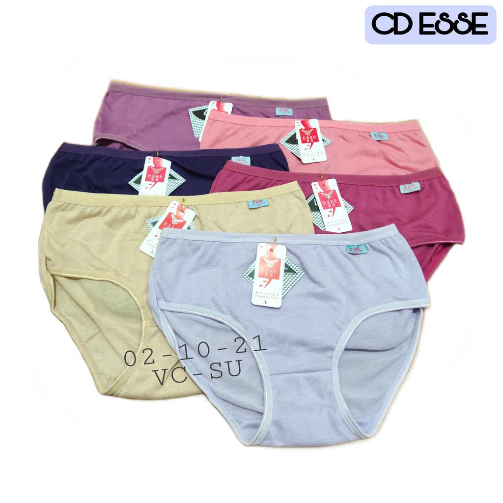 ESSE/CD ESSE 3 Pcs/Celana Dalam Wanita Dewasa/CD Esse  Polos