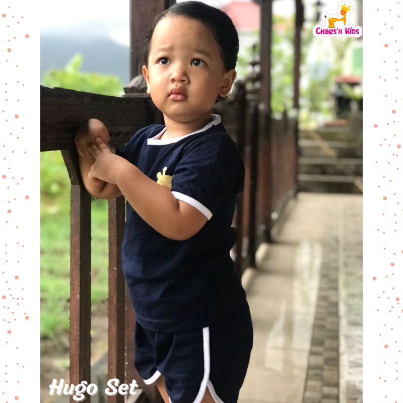 Baju anak Hugo set usia 1-7 tahun