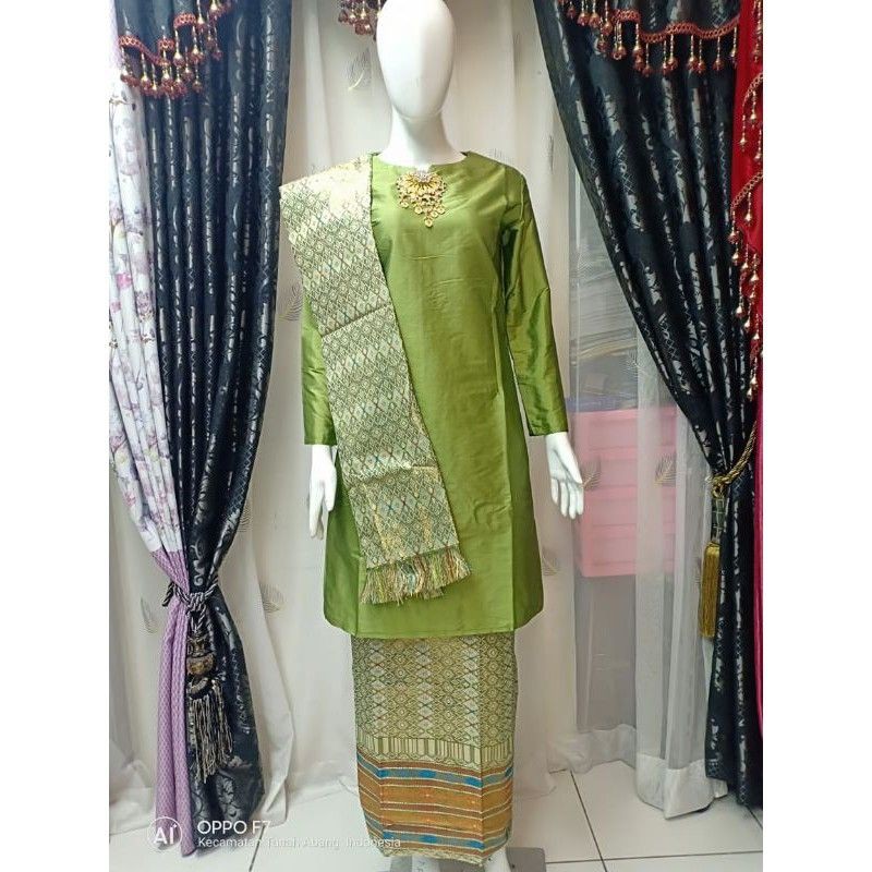 REALPICT SETELAN KEBAYA KURUNG MELAYU/KEBAYA SITI NURBAYA/KEBAYA KURUNG /SONGKET SELENDANG