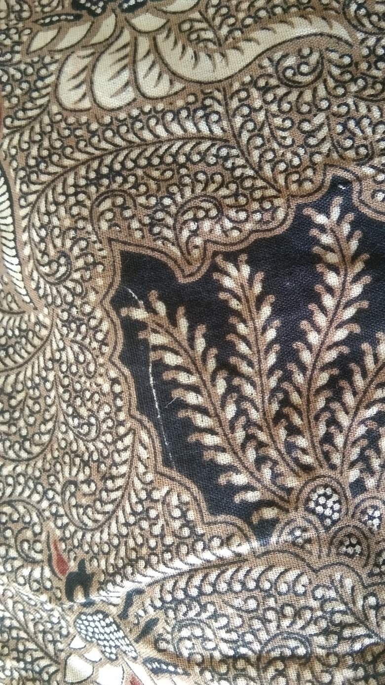 Kemeja Batik Pria Lengan Panjang Size M L Xl Xxl  Bswart Batik Hrb013 Kenongo Hem Panjang Padi