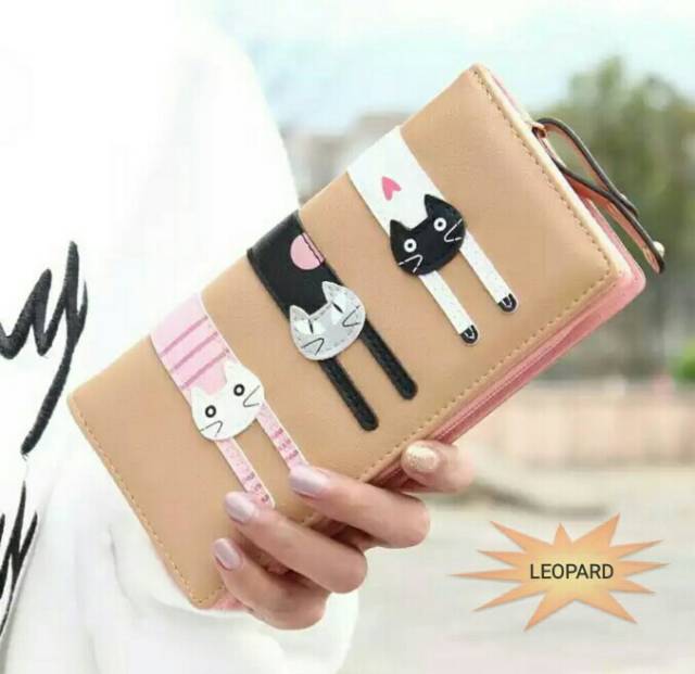 Dompet wanita kucing 3 / dompetmurah /dompetlokal