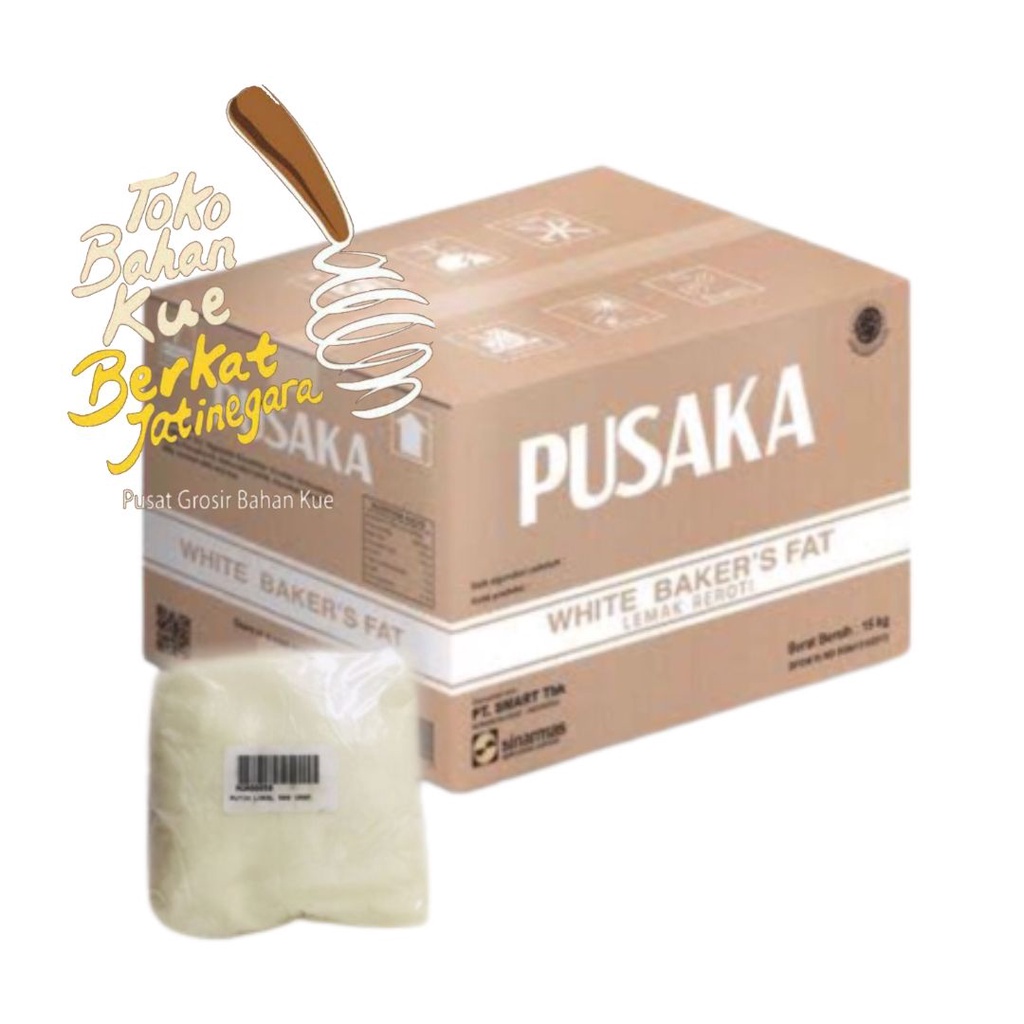 

MENTEGA PUTIH PUSAKA 500 GR / MARGARIN WHITE BAKERS FAT / PUTIH LOKAL