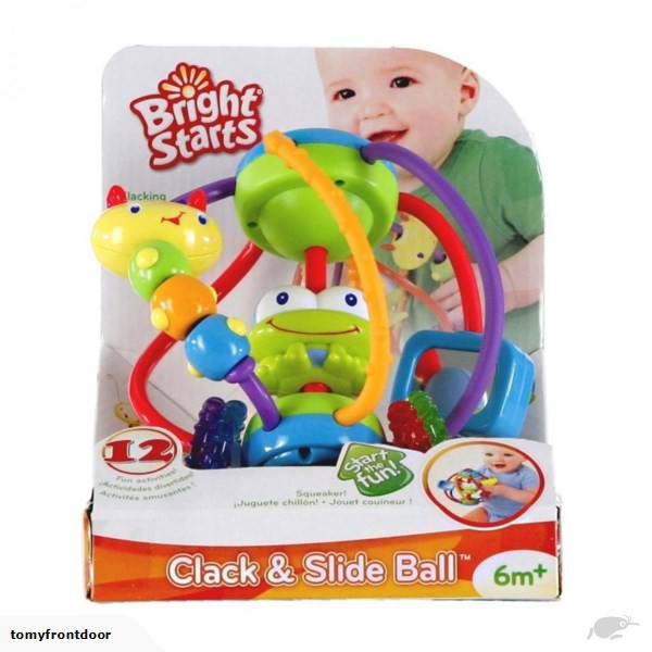 Bright Starts Clack and Slide Activity Ball