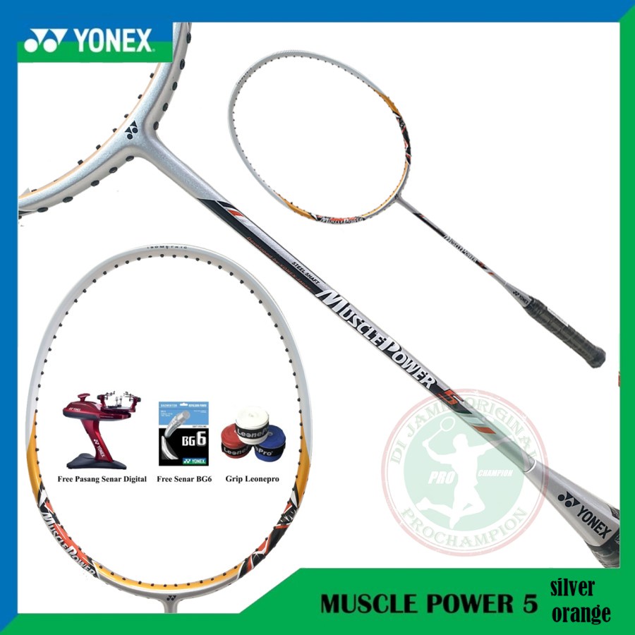 Yonex Muscle Power 5 Raket Badminton Original