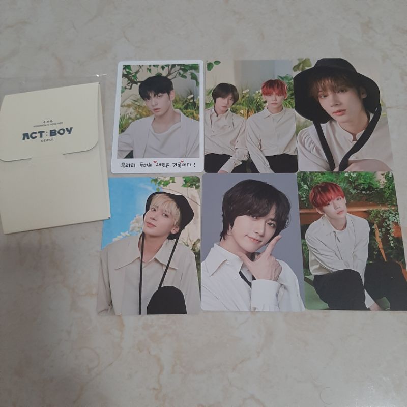 [READY] MERCH ACT:BOY TXT IMAGE PICKET TAEHYUN MPC SPC SOOBIN BEOMGYU TAEHYU HUENINGKAI