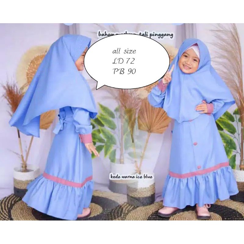 GAMIS_ANAK_MARSYA_KIDS / GAMIS ANAK MURAH / GAMIS ANAK UMUR 7 TAHUN