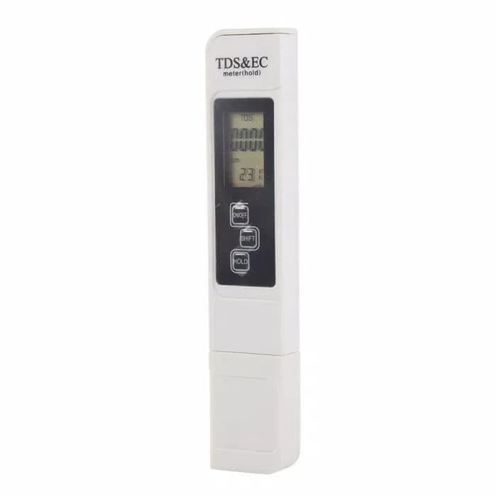 TDS EC Meter Digital untuk Hidroponik Tanaman Air Minum PPM Alat Ukur Kualitas Air