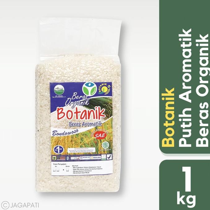 

Beras Putih Aromatik Organik 1kg - Botanik - Bondowoso - Jagapati