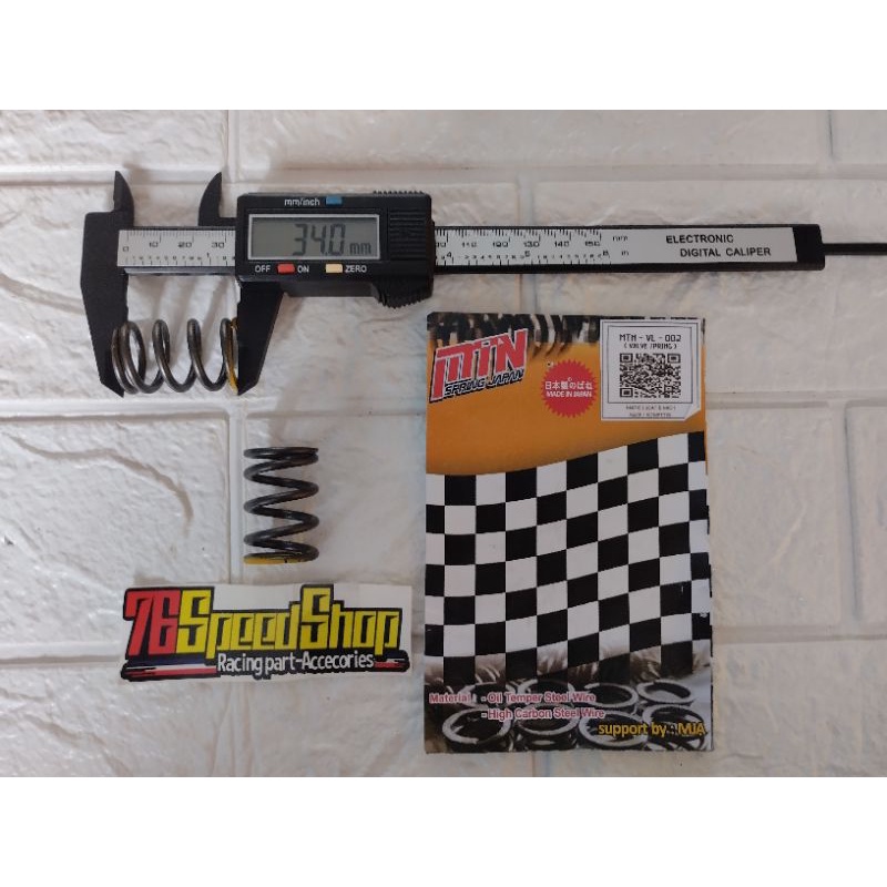 Per klep Valve spring MTN Racing Japan Carbon steel wire 34 32mm VL001 VL002 VL004 VL017