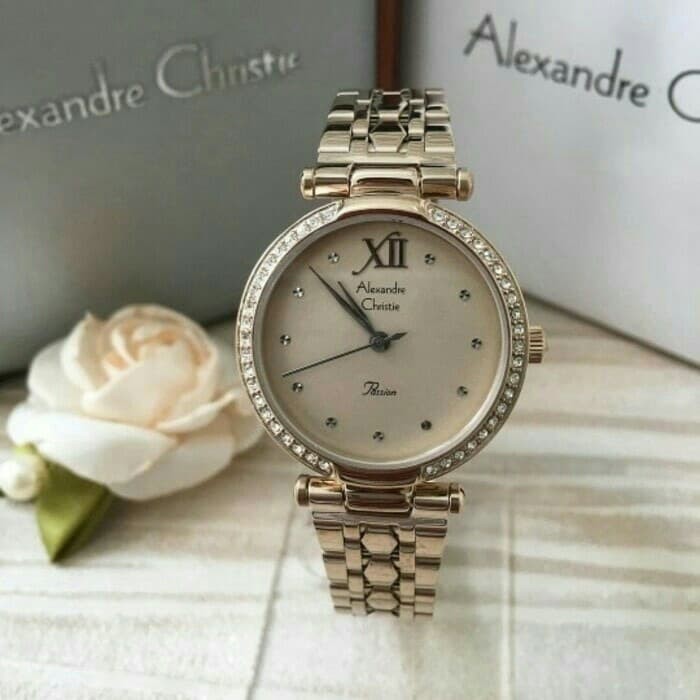 JAM TANGAN PRIA WANITA   JAM TANGAN ALEXANDRE CHRISTIE AC2600 / AC 2600 ROSEGOLD