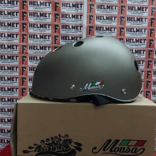  HELM  SEPEDA  MONSA MOTIF USA DAN POLOS Shopee Indonesia