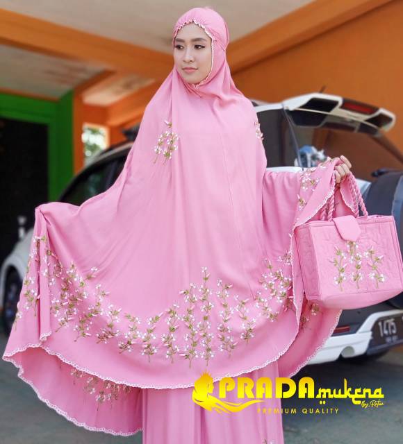 Mukena Tulip 3D Rayon Super Grad A