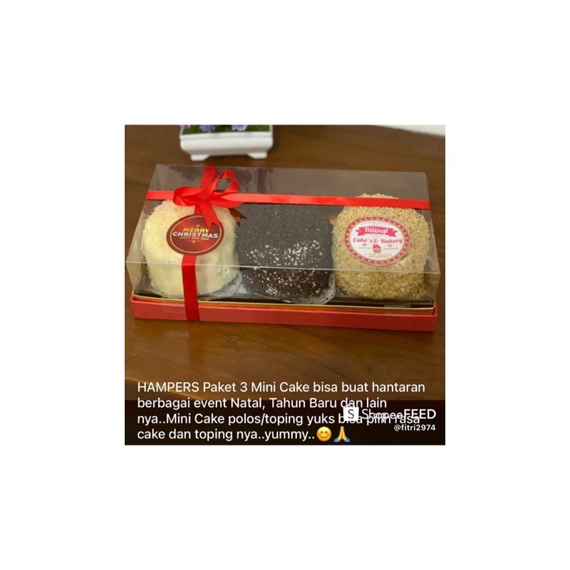 

HAMPERS Paket 3 Mini Cake @bilinqicakes