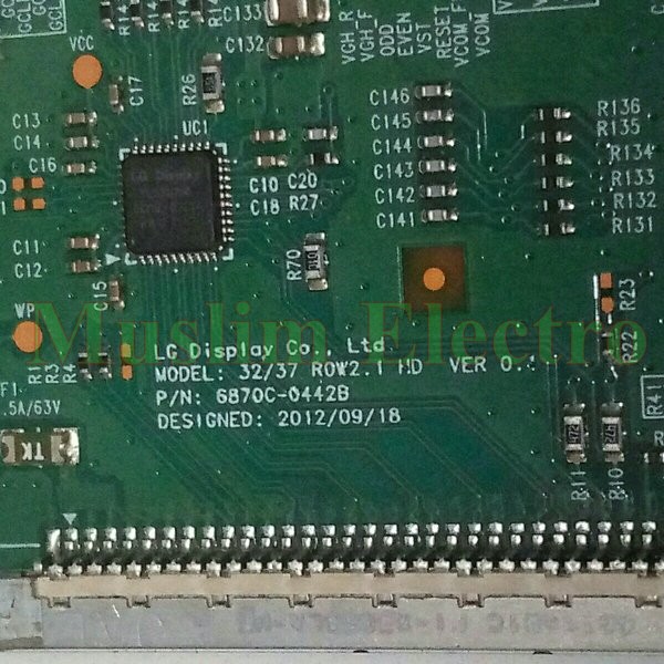 Tcon LED TV Toshiba 32P1400