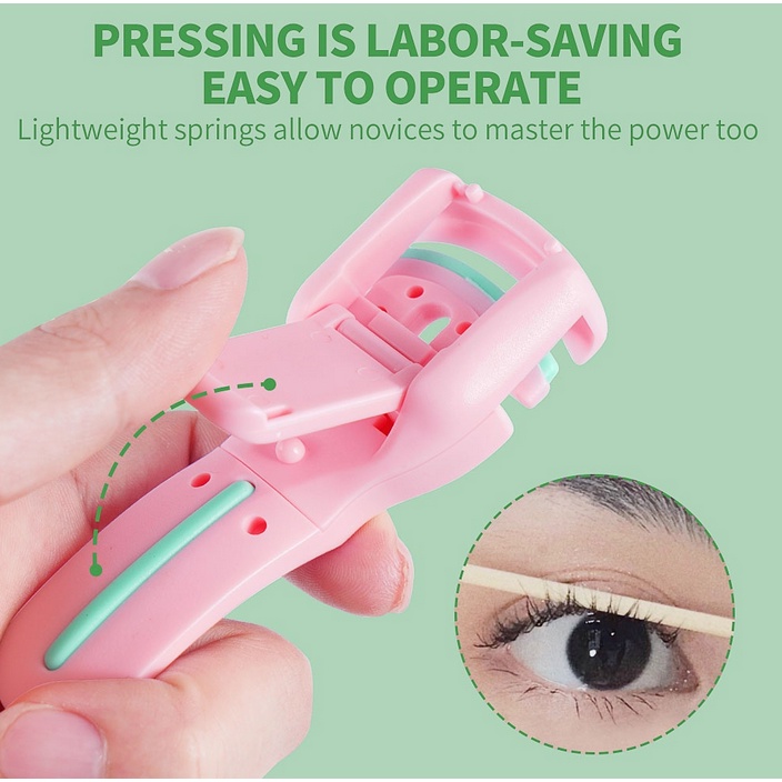 A141-A142 PENJEPIT PELENTIK BULU MATA warna pastel pink tosca biru merah muda jepang eyelash lash eye make up salon dandan mascara palsu aksesoris aksesories alat kencantikan murah termurah original asli