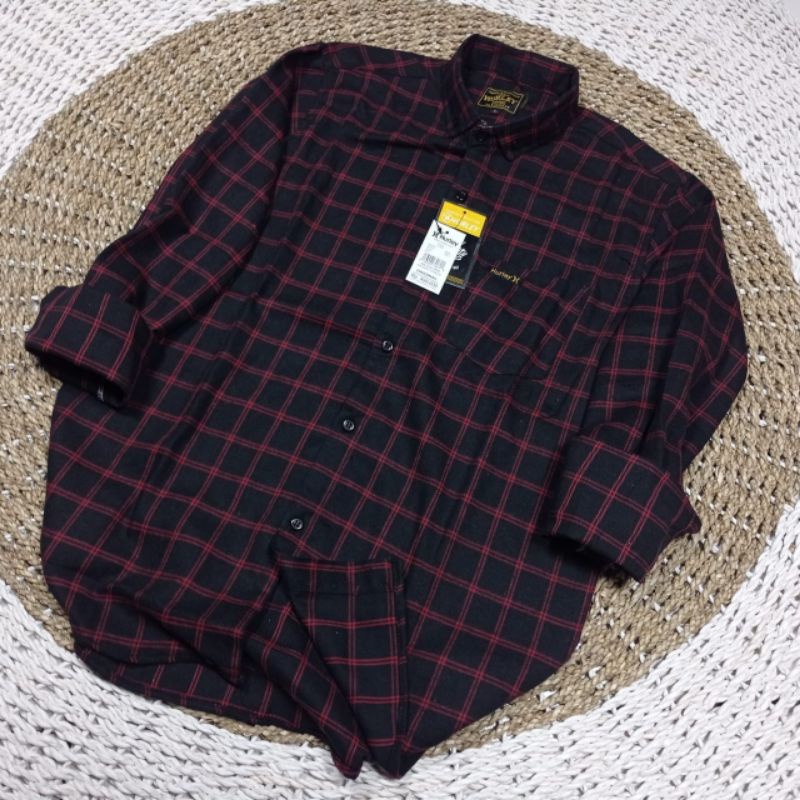 COD kemeja flanel lengan panjang pria terbaru size M L XL , flanel lengan panjang import motif  kotak kotak keren