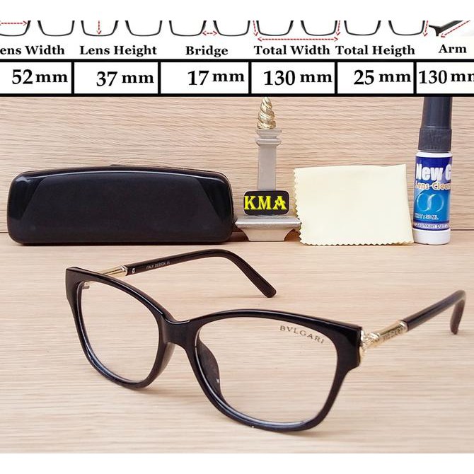 Harga Murah & Terjamin frame bvlgari / frame kacamata cewek / wanita / frame minus / bvlgari DDS589