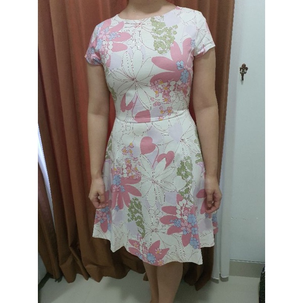 preloved dress minimal gold